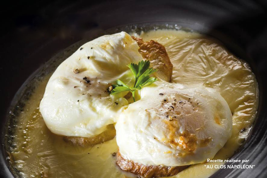 Oeufs Pochés a la crème d’époisses